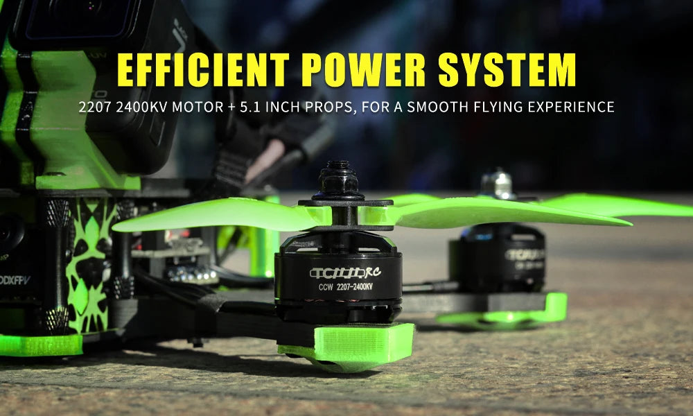 TCMMRC Metsaema215  - FPV, TCMMRC Metsaema215 , EFFICIENT POWER SYSTEM 2207 2400KV MOTOR 5.1