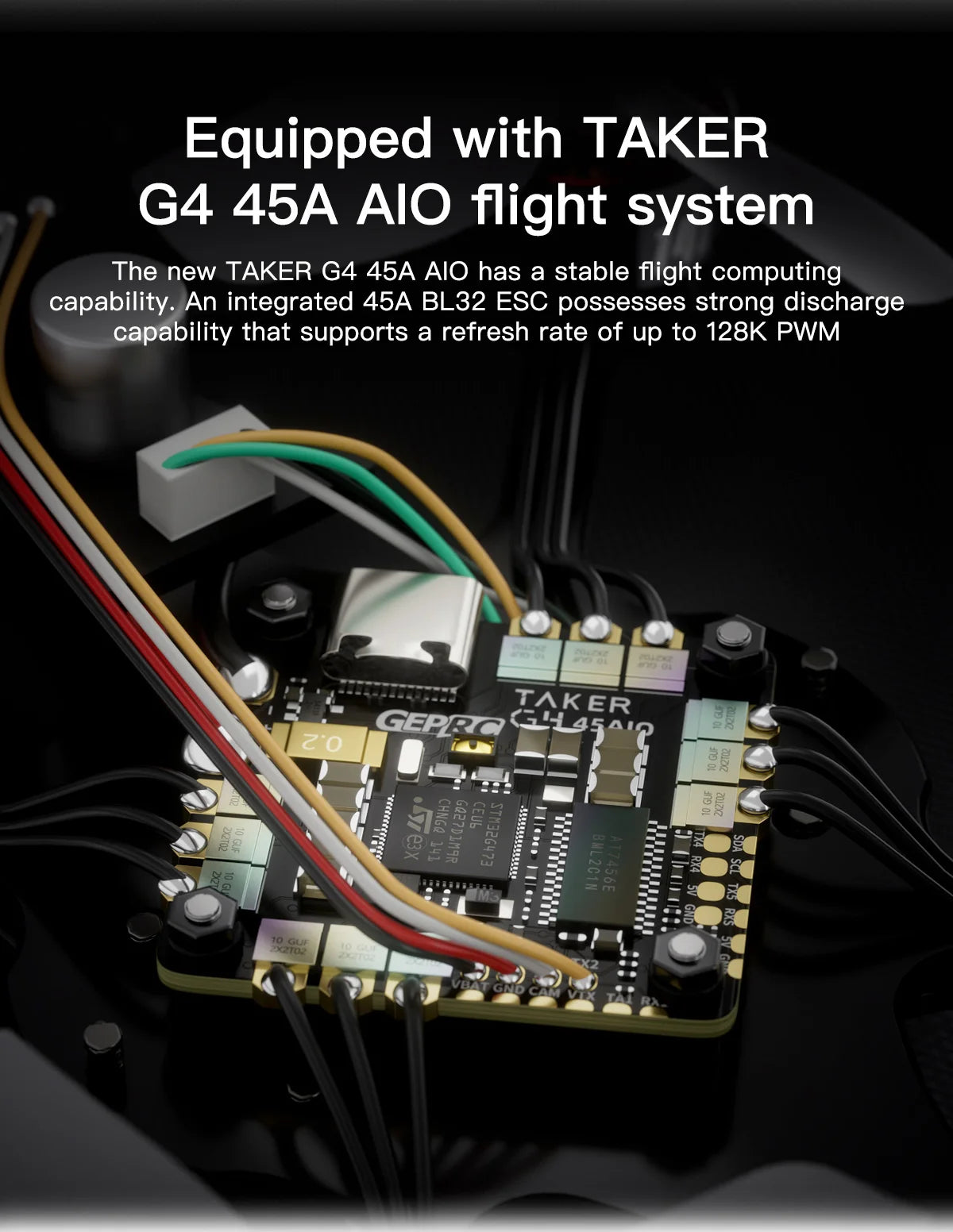GEPRC Cinebot25 HD O3 FPV Drone - 2.5 بوصة Racing Freestyle Quadcopter TAKER G4 45A AIO FC SPEEDX2 1404 4600KV Motor RC 128K PWM 14 GEPRC Cinebot25 HD O3 FPV Drone, two power versions are available: the regular one with SPEEDX2 1404 motor and