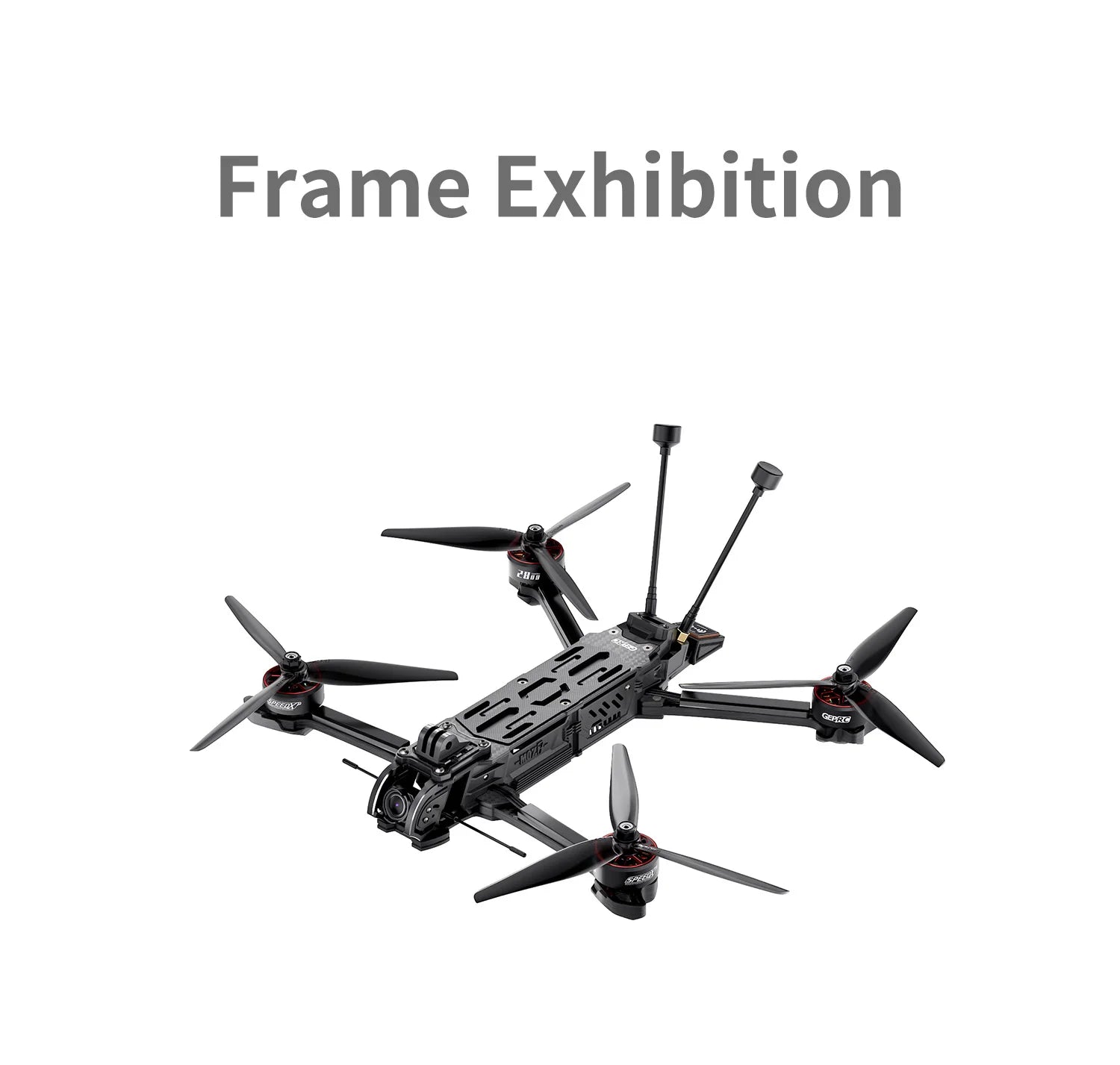 GEPRC MOZ7 HD, MOZ7 supports a maximum of 30.5mm30.5mm stack installation .