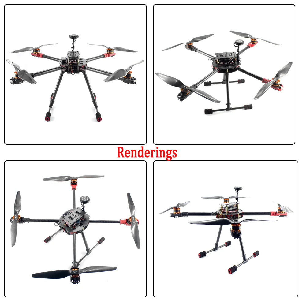 Full Kit FPV DIY 2.4GHz 4-Aixs RC Drone , Package Include : *1 700KV Brushless Motor *4 30A Brushless 