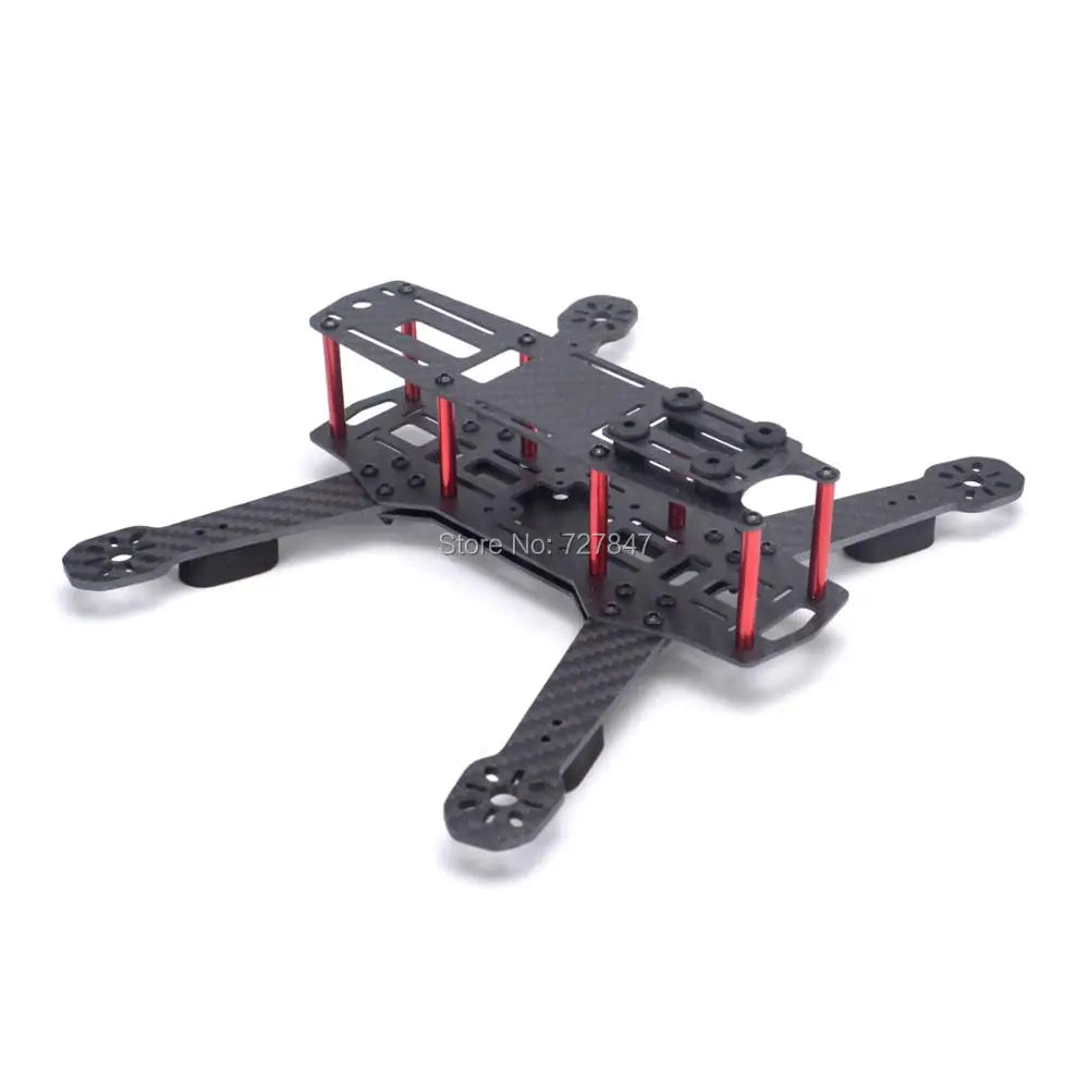 Flysky I6 راديو Mini ZMR250 QAV250 250 مللي متر إطار من ألياف الكربون 2204 2300KV موتور 20A BLHeli_S ESC ث/LED F4 V3S طقم التحكم في الطيران 21 Specifications: - Main material: Full carbon fiber - With rubber damper to decrease