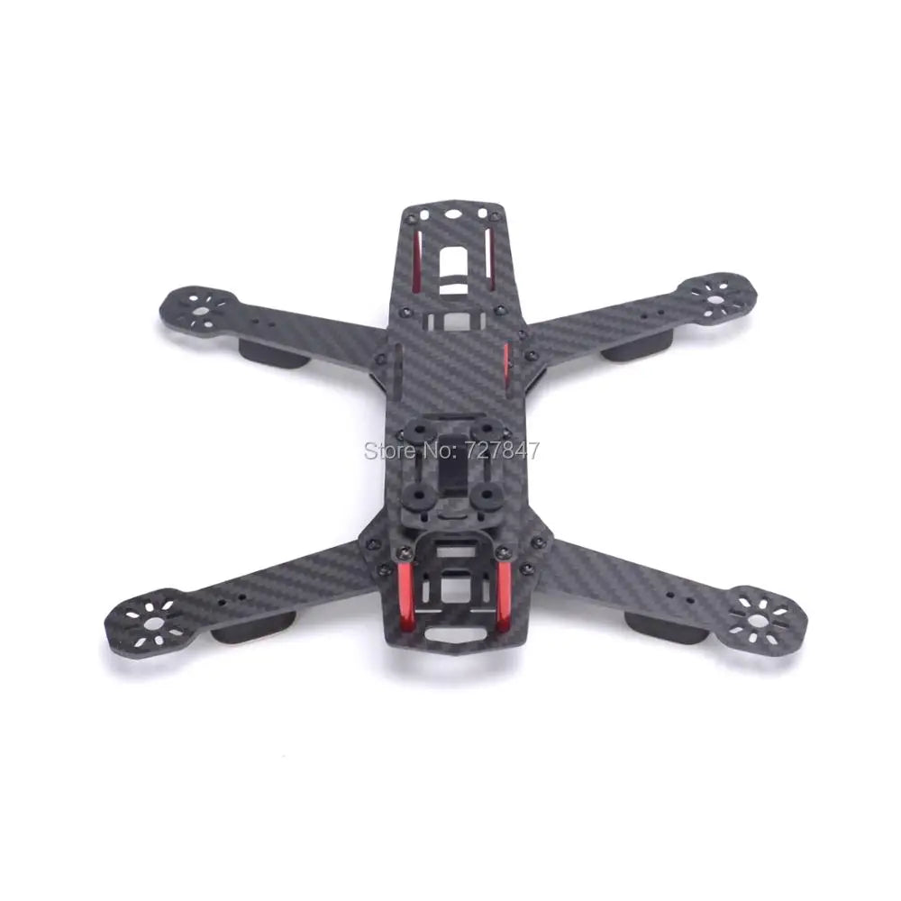 Flysky I6 راديو Mini ZMR250 QAV250 250 مللي متر إطار من ألياف الكربون 2204 2300KV موتور 20A BLHeli_S ESC ث/LED F4 V3S طقم التحكم في الطيران 24 Specifications: - Main material: Full carbon fiber - With rubber damper to decrease