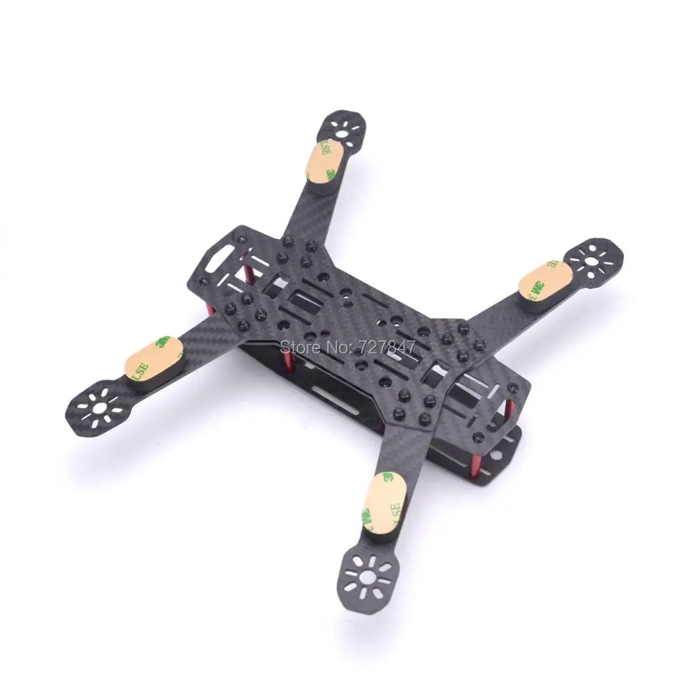 Flysky I6 راديو Mini ZMR250 QAV250 250 مللي متر إطار من ألياف الكربون 2204 2300KV موتور 20A BLHeli_S ESC ث/LED F4 V3S طقم التحكم في الطيران 25 Specifications: - Main material: Full carbon fiber - With rubber damper to decrease