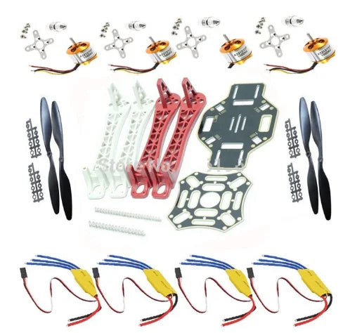 طقم إطارات F450 Qav250 كوادكوبتر - APM2.6 F4 وGPS 2212 2208 HP 30A 1045 Prop ~ طقم طائرة بدون طيار fpv F4P01 بدون طيار كوادكوبتر 23 Frame F450 Qav250 Quadcopter Frame Kit SPECIFICATIONS Warranty
