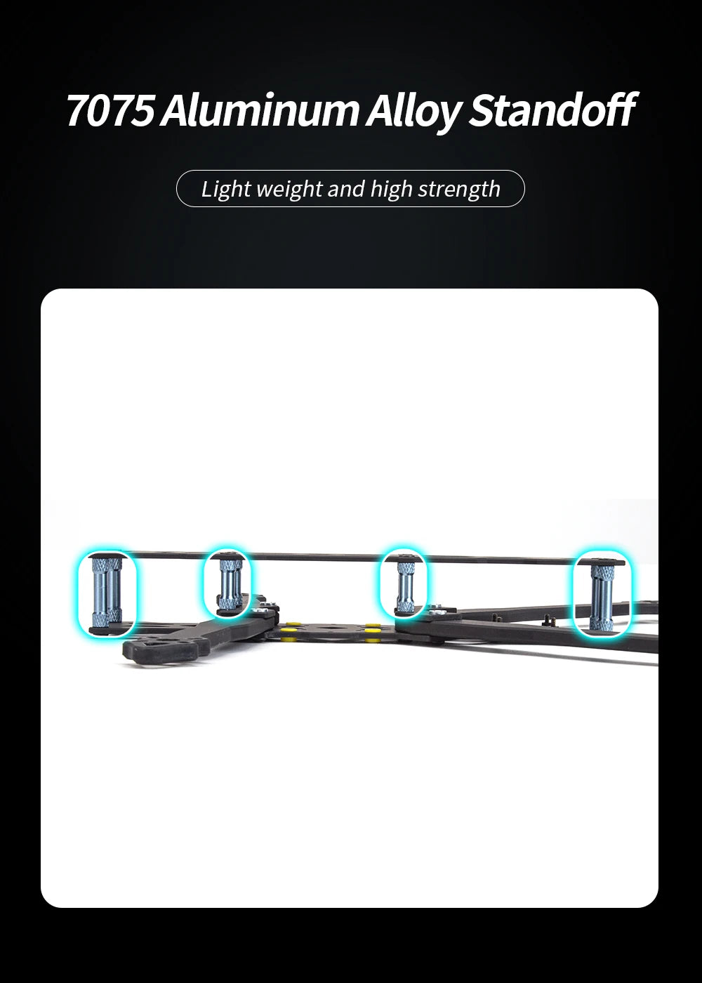 ATOMRC Insight7, 7075 Aluminum Alloy Standoff Light weight and high