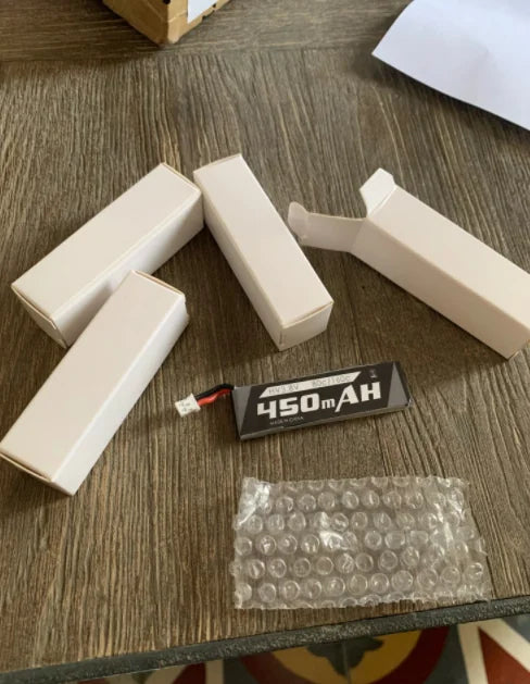 Emax Tinyhawk X 1s 450mAH 80c/160c Lipo Battery, the Tinyhawk 1s lipo battery is also part of the whole design around the great