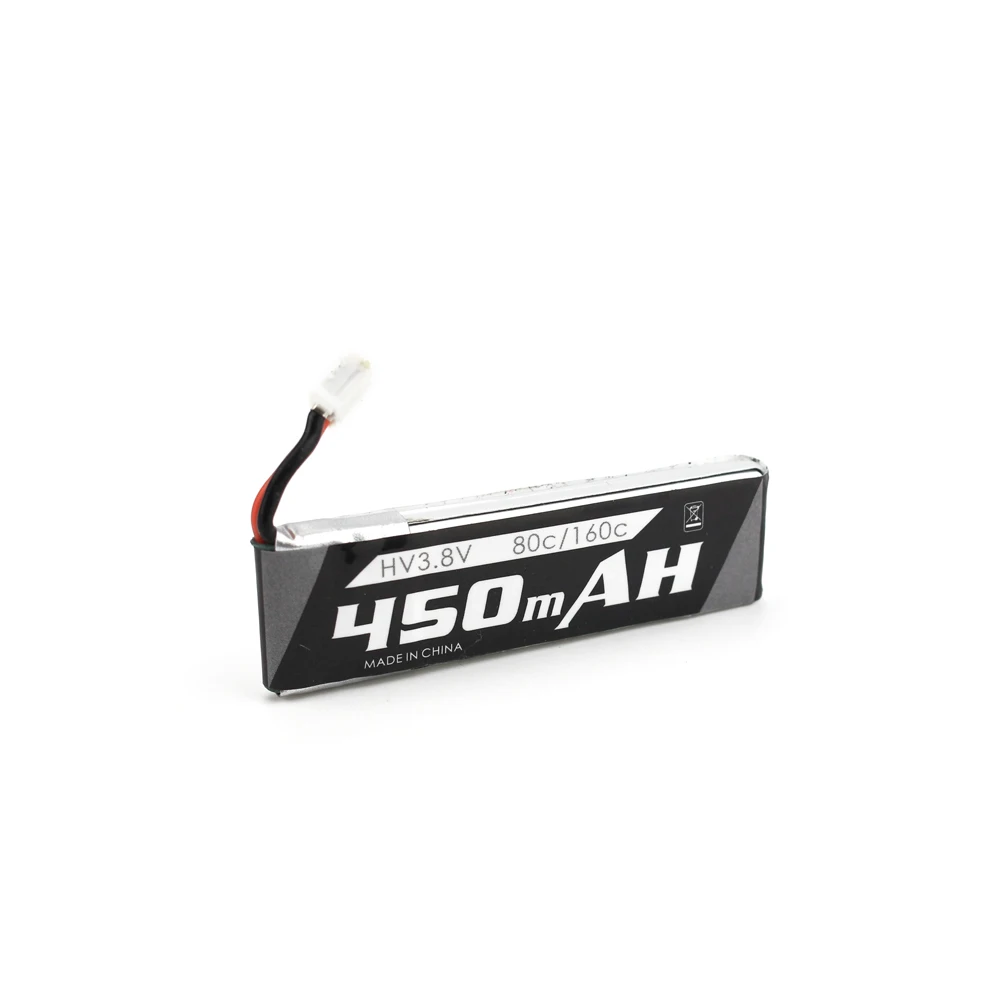 Emax 1s 450mAH 80c/160c Lipo Battery, 80c/160c HV3.8V 450mAH CHINA MADE IN