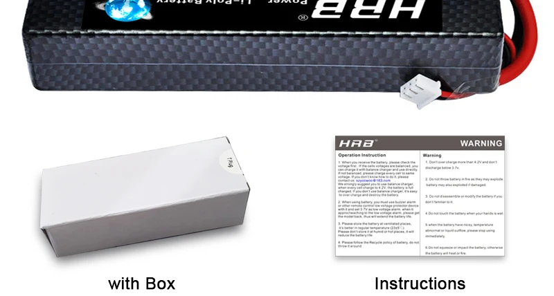 HRB 11.1V 3000mah Lipo 3S Battery, eeH HAD WARNING Octritieniien e[ Cuna