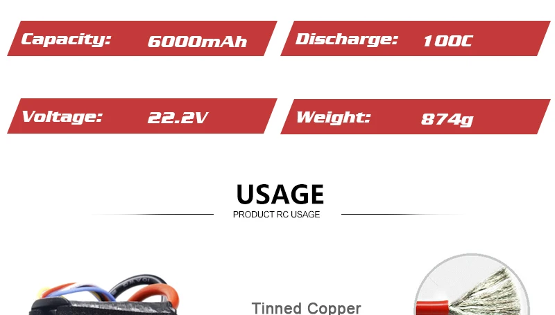 HRB 22.2V Graphene Lipo Battery 6000mah 6S - 100C XT90 EC5 T Deans XT60 XT150 RC Racing FPV Airplanes Boats Buggy Car Truck Parts 14 HRB 22.2V Graphene Lipo Battery 6000mah 6S, capacity: 6oo0mAh DiScharge: 1o0c Voltage: Z