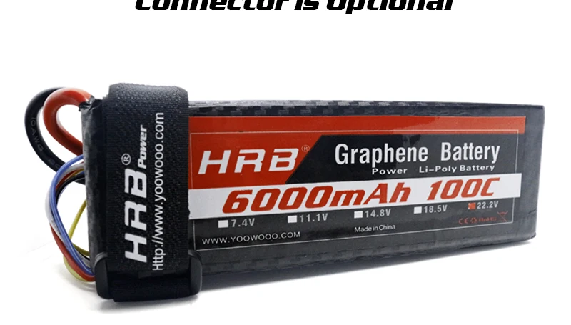HRB 22.2V Graphene Lipo Battery 6000mah 6S - 100C XT90 EC5 T Deans XT60 XT150 RC Racing FPV Airplanes Boats Buggy Car Truck Parts 20 HRB 22.2V Graphene Lipo Battery 6000mah 6S, CWMELLU 13 uplludl 8 0 HrB Graphen