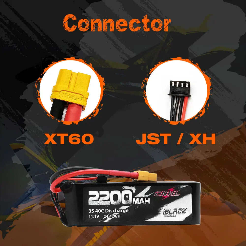 2PCS CNHL 2200mAh Battery, 2PCS CNHL 2200mAh