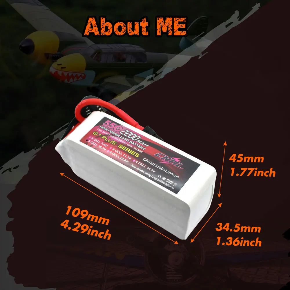 CNHL Lipo 4S 5S 6S Akku für FPV-Drohne – 14,8 V 18,5 V 22,2 V 2200 mAh 2700 mAh 40 C 55 C mit T XT60-Stecker für RC-Auto, Flugzeug, LKW, Fahrzeug, Buggy 13 CNHL Lipo 4S 5S 6S Battery, About Me R3a1L 45mm 1.Z7inch at Va7 34.5mm