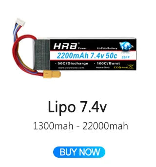 2PCS HRB Lipo Batterie 4S 5S 6S - 14,8 V 18,5 V 22,2 V 1300mah 1500mah 1800mah 2200mah 100C 50C XT60 Für RC FPV Quadcopter Drone 22 2PCS HRB Lipo Battery, Joocibut Lipo 7.Av 1300mah 22000ma