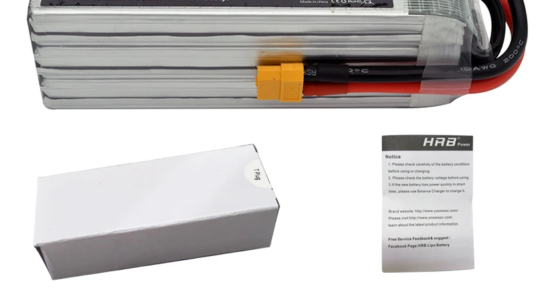 بطارية ليبو HRB 2S 3S 4S 7.4V 11.1V 5000mah - XT60 50C Deans EC5 T 5S 6S 14.8V 18.5V 22.2V RC أجزاء للسيارات والطائرات المحورية 14 HRB 2S 3S 4S Lipo Battery, XT60 50C Deans
