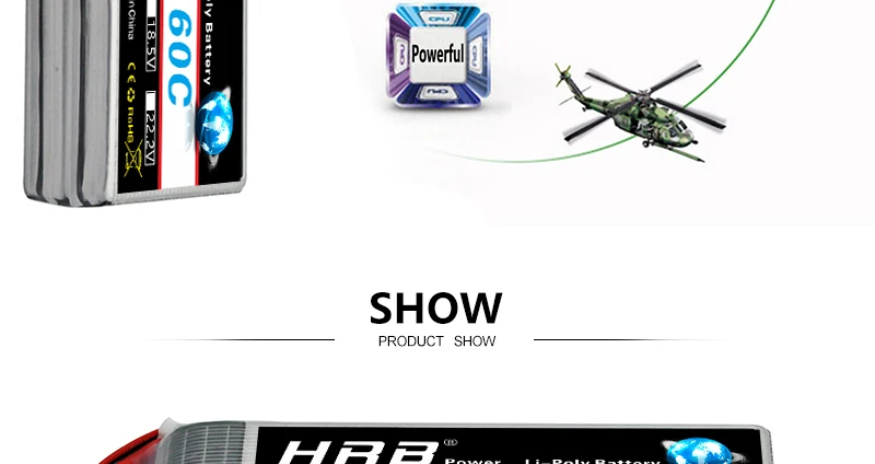 HRB 14.8V 4000mah Lipo Battery - 4S X