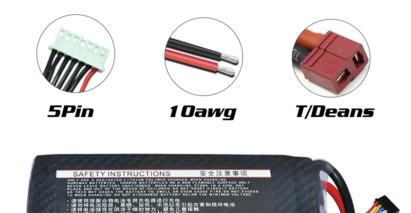 HRB 2S 3S 4S Lipo Battery, SPin 1Oawg TIDeans SAFETY INSTRUCTIONS