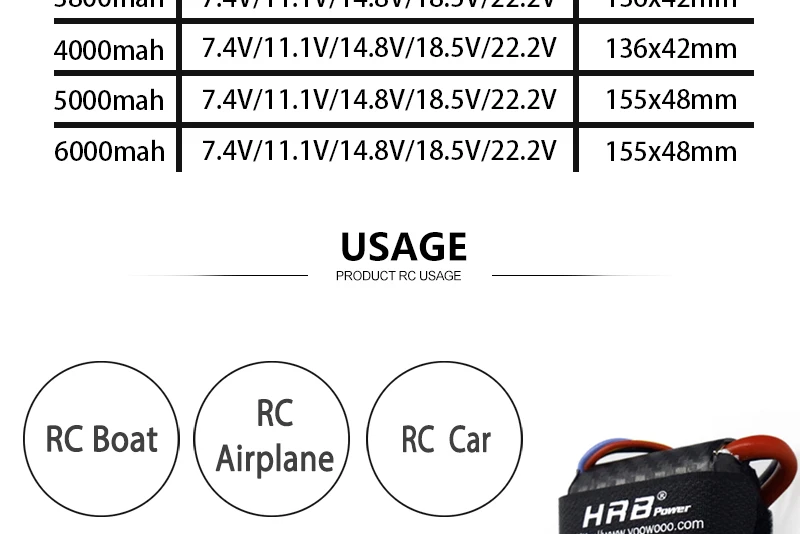 HRB Graphene 3S Lipo Battery - 11.1V 5000mah 6000mah 4000mah 3800mah 3000mah 2S 7.4V 4S 14.8V 5S 6S 22.2V RC Airplanes Parts XT60 9 HRB Graphene 3S Lipo Battery, Dd 40OOmah 7.4V/TA.IV/14.8V/18.5
