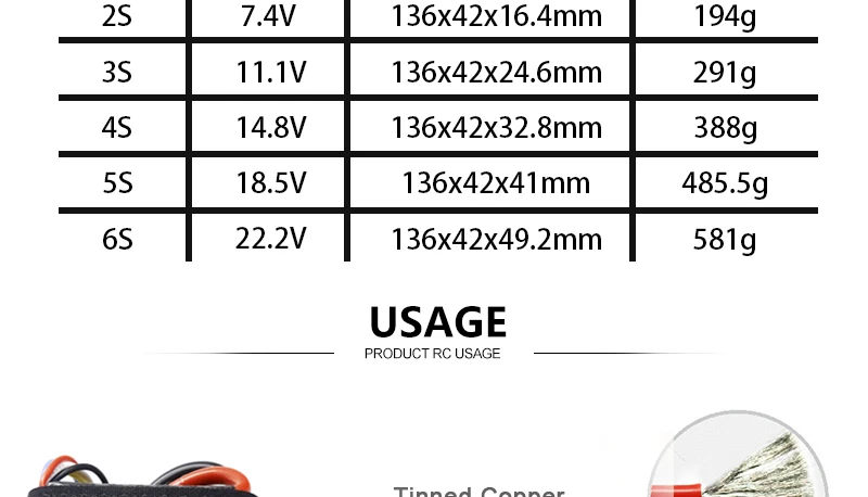 HRB 2S 3S 4000mah Graphene 7.4V 11.1V Lipo Battery 4S 100C 14.8V XT90 XT60 Deans T EC5 5S 18.5V 6S 22.2V RC Airplanes FPV Drone Car Parts 9 graphene will increase discharge rate, capacity and life . graphen