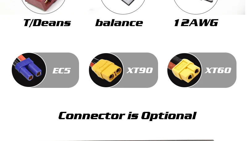 HRB 2S 3S 4000mah Graphene 7.4V 11.1V Lipo Battery 4S 100C 14.8V XT90 XT60 Deans T EC5 5S 18.5V 6S 22.2V RC Airplanes FPV Drone Car Parts 14 tideans balance 1ZAWG EcS XT9O xT6O Connect