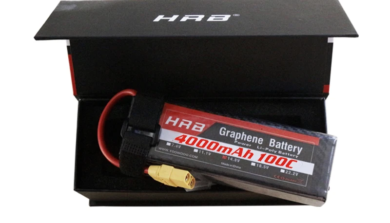HRB 2S 3S 4000mah Graphene 7.4V 11.1V Lipo Battery 4S 100C 14.8V XT90 XT60 Deans T EC5 5S 18.5V 6S 22.2V RC Airplanes FPV Drone Car Parts 15 10672 HAB Graphene aoomAn Battery Paroea