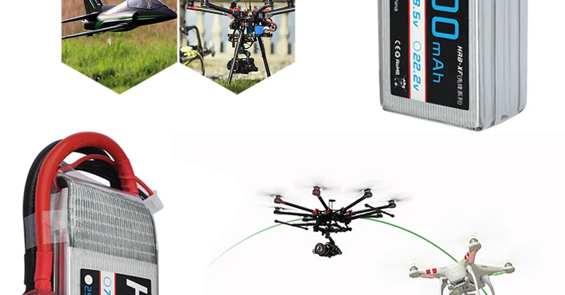 HRB 6000mah Lipo Battery, AKKU Charged Rechargeable Powerful Li-Polymer Accessories Dimensions 