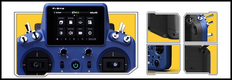 FrSky Tandem X18/X18S/X18SE Transmitter - Internal 900MHz/2.4GHz Dual-Band & External Module Bay FPV Drone RC Plane Remote Controller 10 FrSky Tandem X18/X18S/X18SE Transmitter, the X18 includes further enhancements with integrated flash storage . the interior of the radio