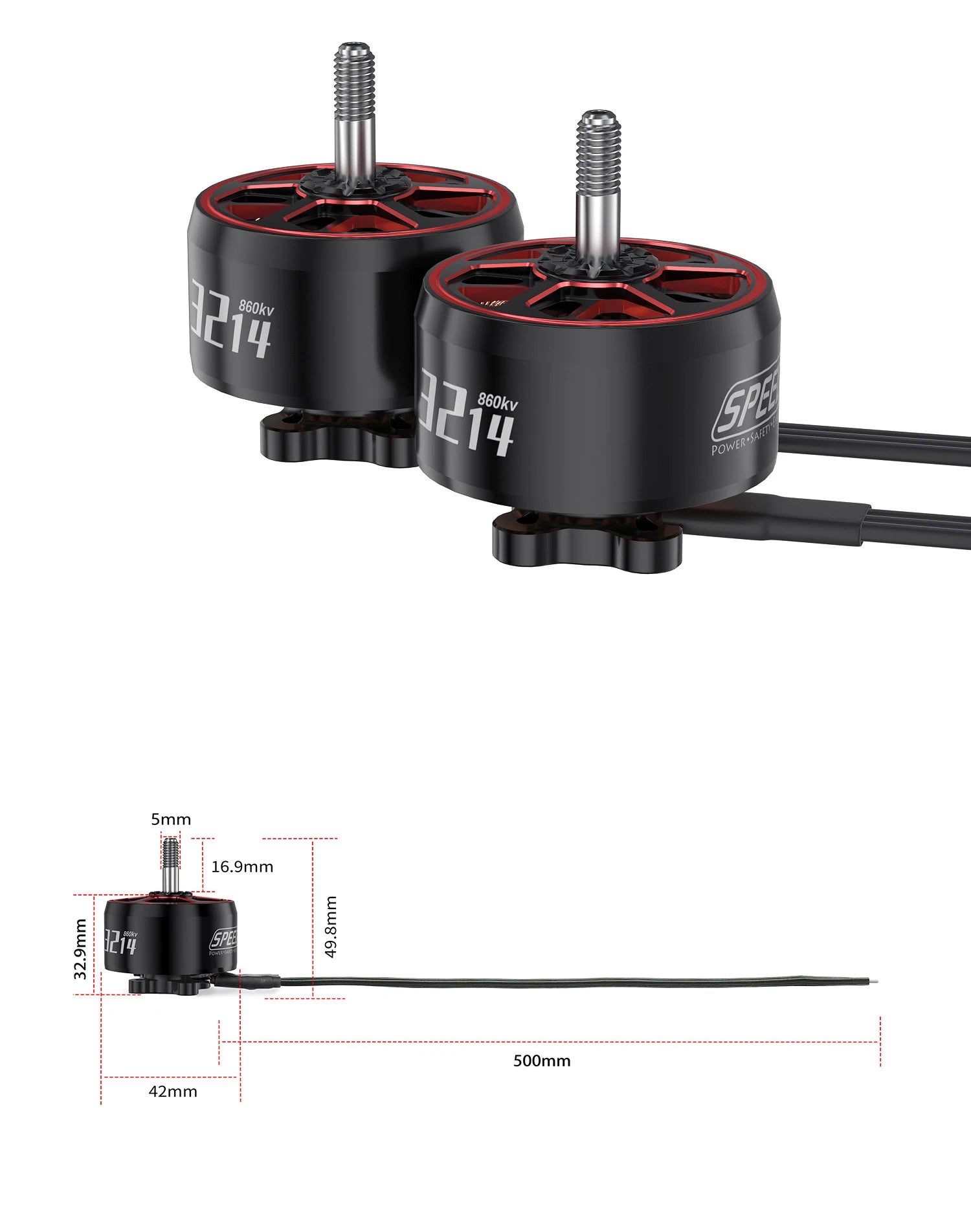 GEPRC SPEEDX2 3214 860KV Motor, GEPRC SPEEDX2 32