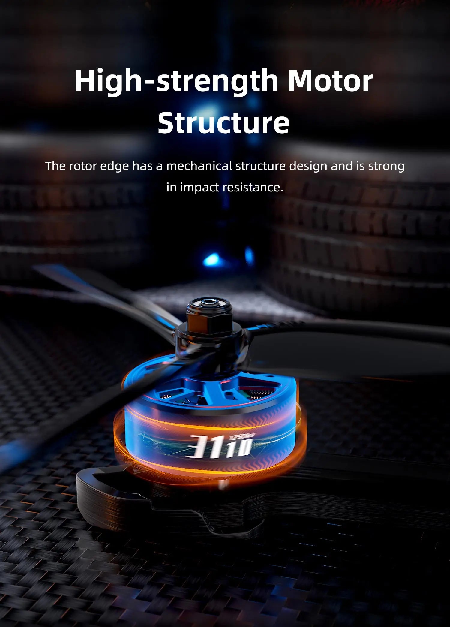 محرك GEPRC SPEEDX2 3110 900KV/1250KV - مناسب 8-10 بوصة طويلة المدى FPV Racing بدون فرش محرك RC بدون طيار كوادكوبتر قطع غيار 11 GEPRC SPEEDX2 3110 900KV/1250KV Motor, rotor edge has a mechanical structure design and is strong in impact resistance: 4 Ja