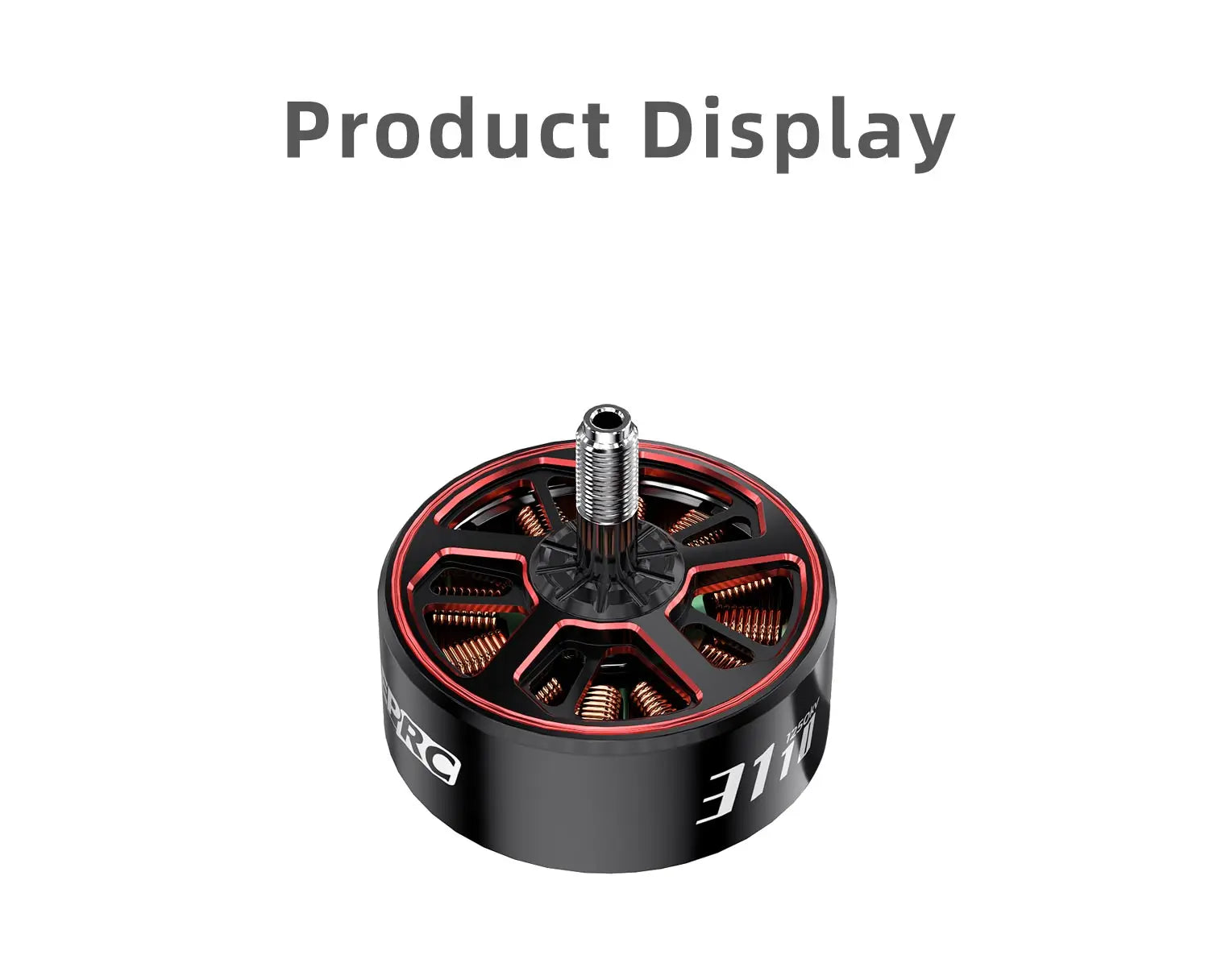 محرك GEPRC SPEEDX2 3110 900KV/1250KV - مناسب 8-10 بوصة طويلة المدى FPV Racing بدون فرش محرك RC بدون طيار كوادكوبتر قطع غيار 17 GEPRC SPEEDX2 3110 900KV/1250KV Motor, 7075 aviation aluminum alloy, high-precision CNC integral molding, lighter in weight .