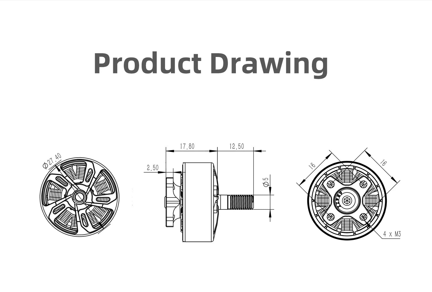 GEPRC SPEEDX2 2207 1960KV/2050KV Motor - 4-5 بوصة FPV Drone 6S Brushless Motor FPV RC Multicopter Racing Drone Parts DIY PART 8 GEPRC SPEEDX2 2207 1960KV/2050KV Motor, GEPRC SPEEDX2 2207 - 4-5 Inch FPV