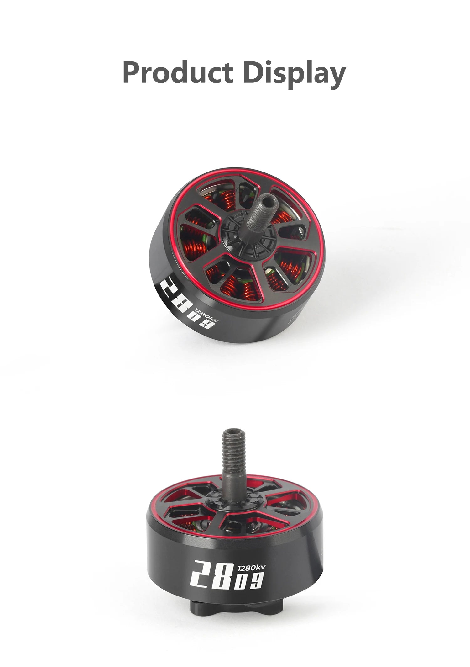 GEPRC SPEEDX2 2809 1280KV Motor, 7-8 inch long range FPV/7-8 inch X8 models Includes 1 x