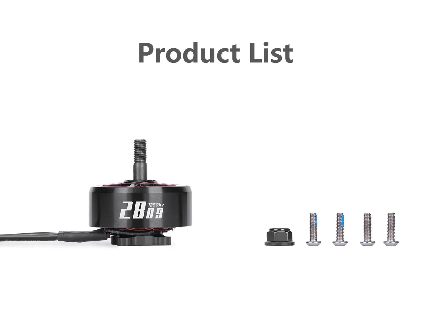 GEPRC SPEEDX2 2809 1280KV Motor, Product List 1280kv 2iy Lll