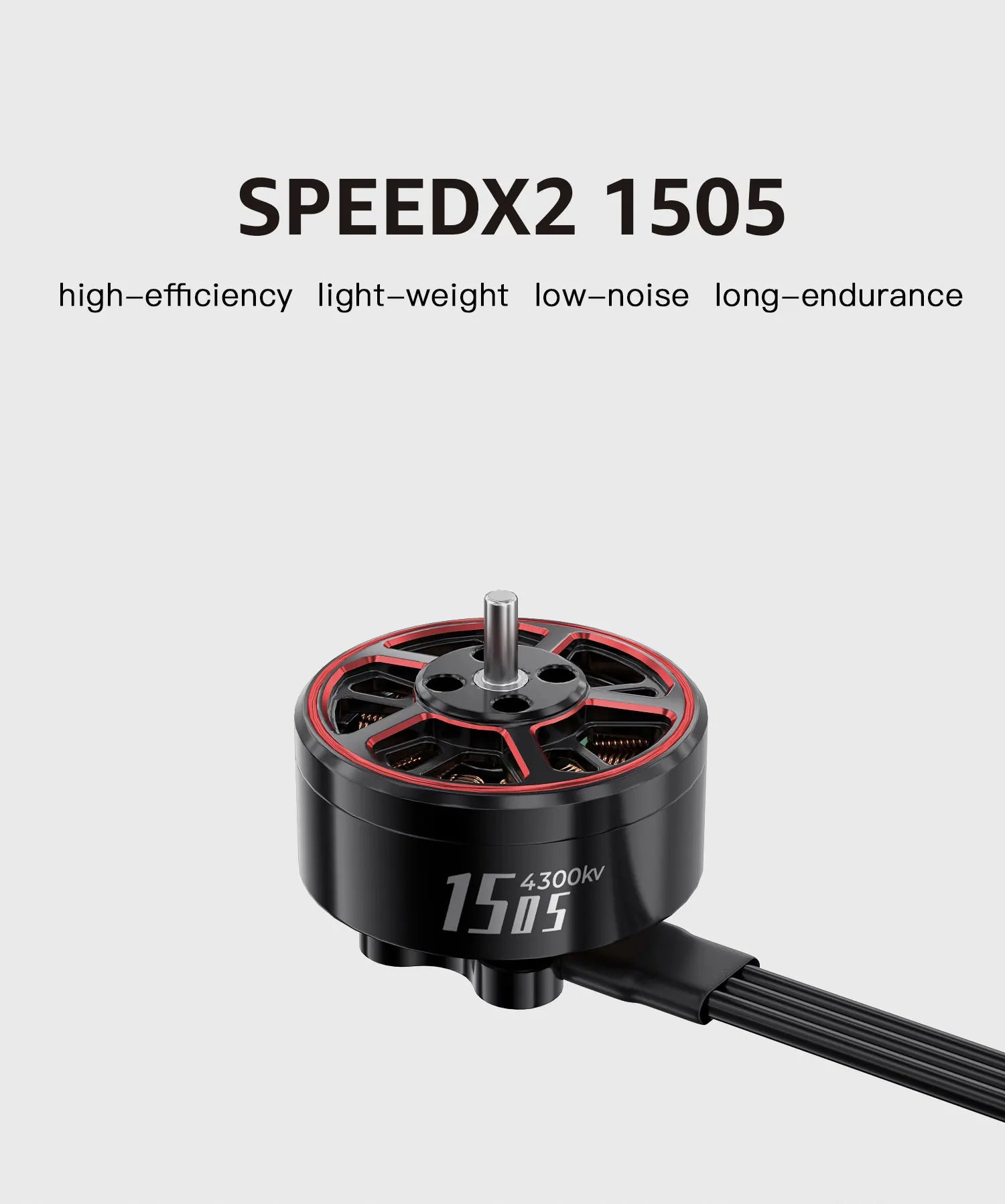 GEPRC SPEEDX2 1505 4300KV Motor, SPEEDX2 1505 high-efficiency low-noise long-endu