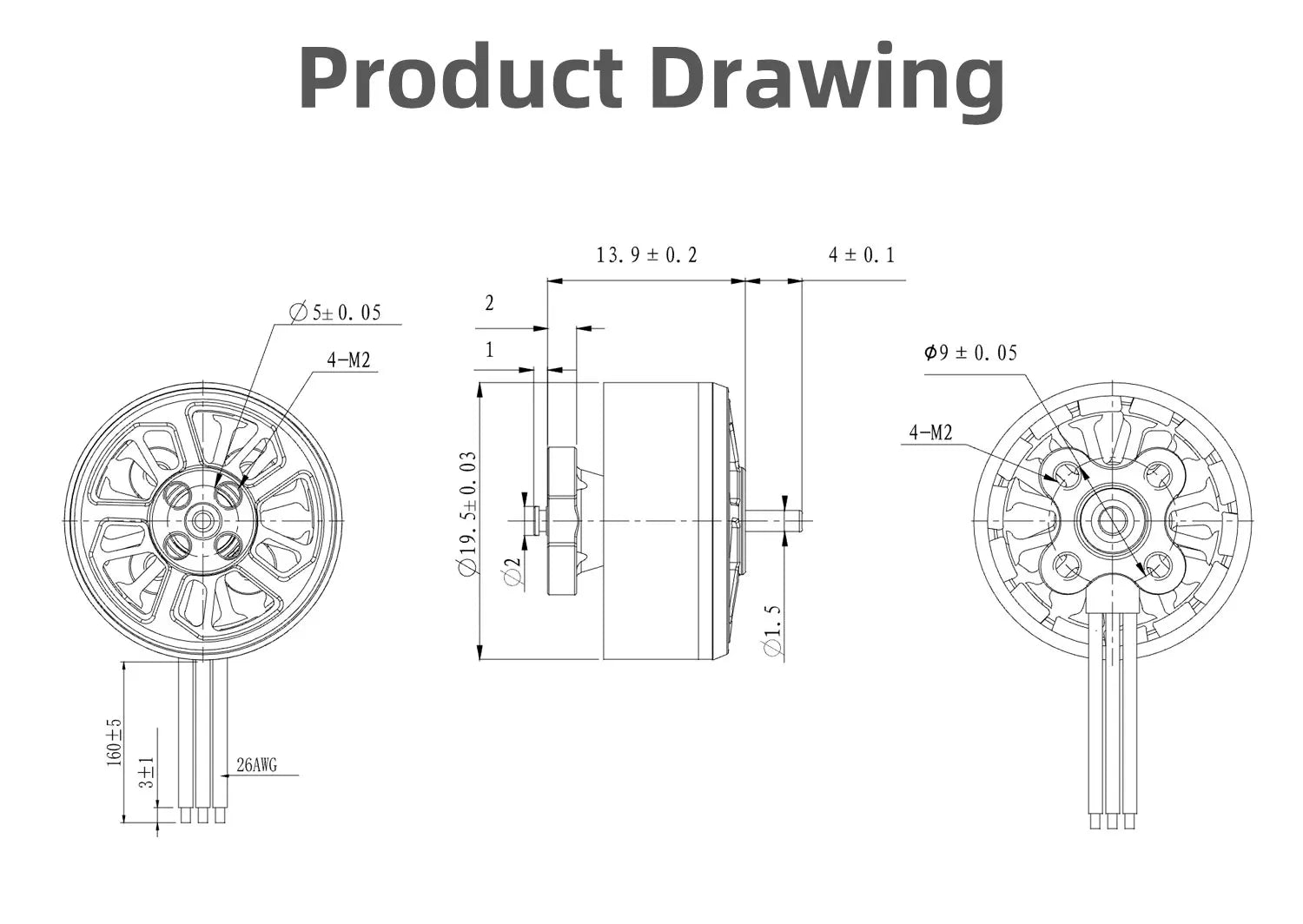 Suitable for 2.5-inch3.5-inch light-weight drone