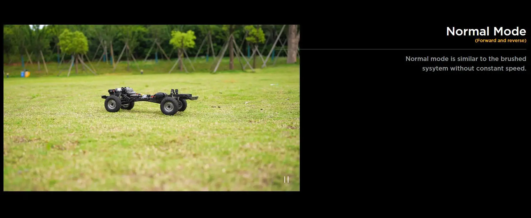 HobbyWing QuicRun Fusion Pro, Normal mode is similar to the brushed sysytem without constant speed .