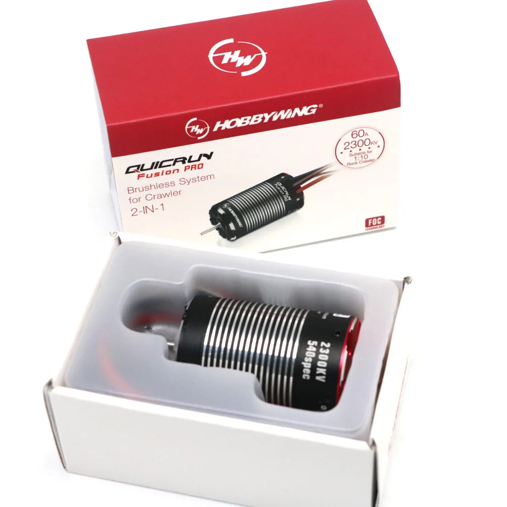 HobbyWing QuicRun Fusion Pro, DUICALY Pao Fusion System Brushless 0 Crawler 2-IN-1 1 1