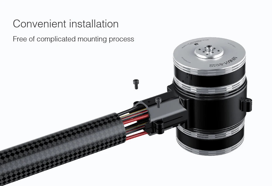 T-motor, Convenient installation Free of complicated mounting process 3645-1f