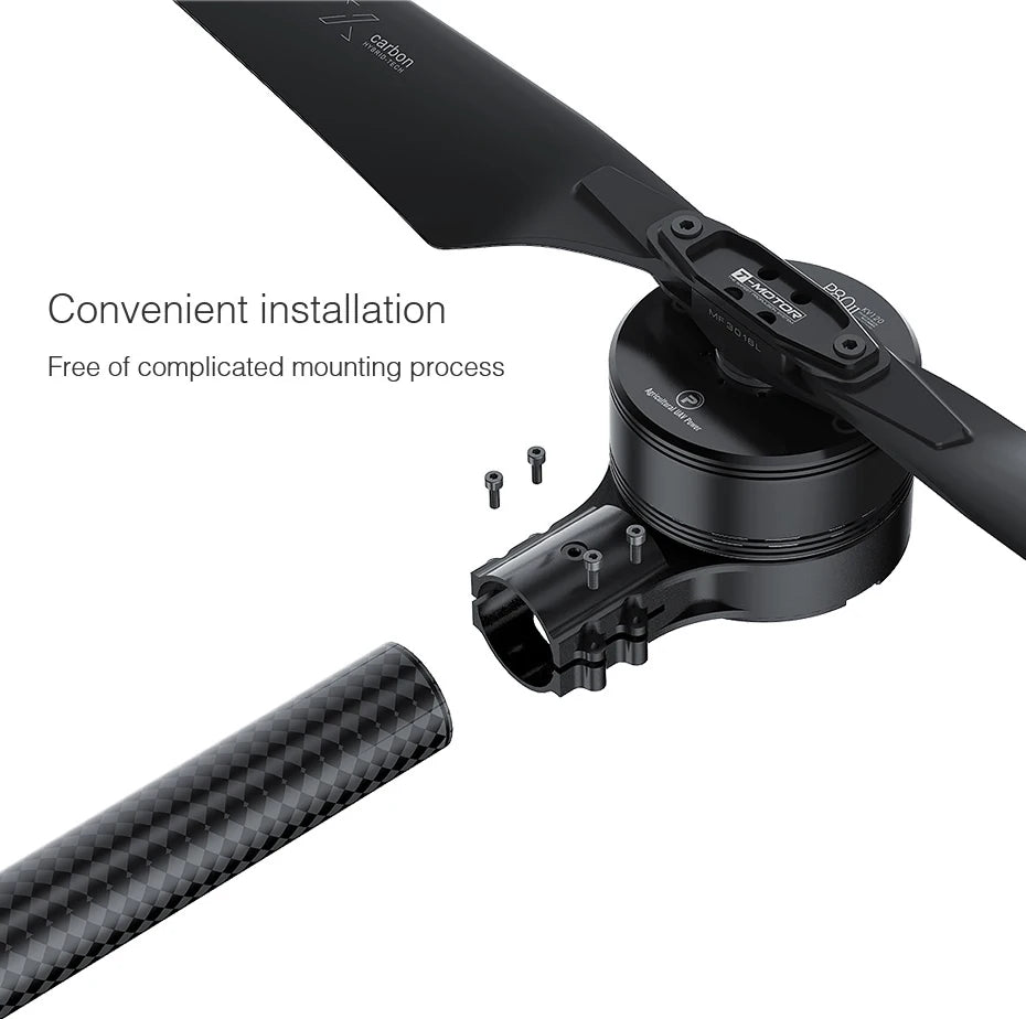 T-MOTOR, Convenient installation Free of complicated mounting process carbon Enotez pROu 