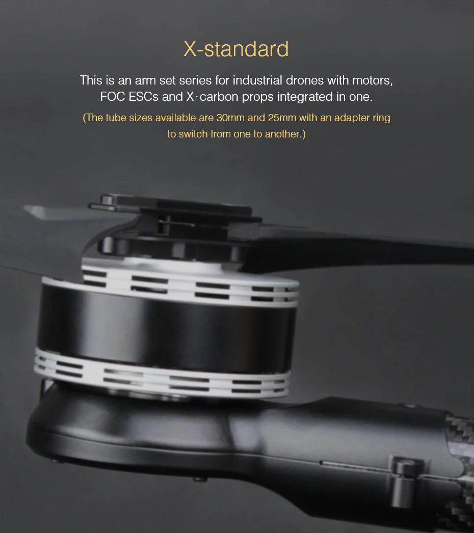 T-motor, arm set series for industrial drones with motors, FOC ESCs and X