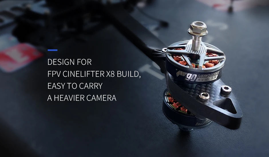 T-MOTOR, DESIGN FOR FPV CINELIFTER X8 BUILD, EAS