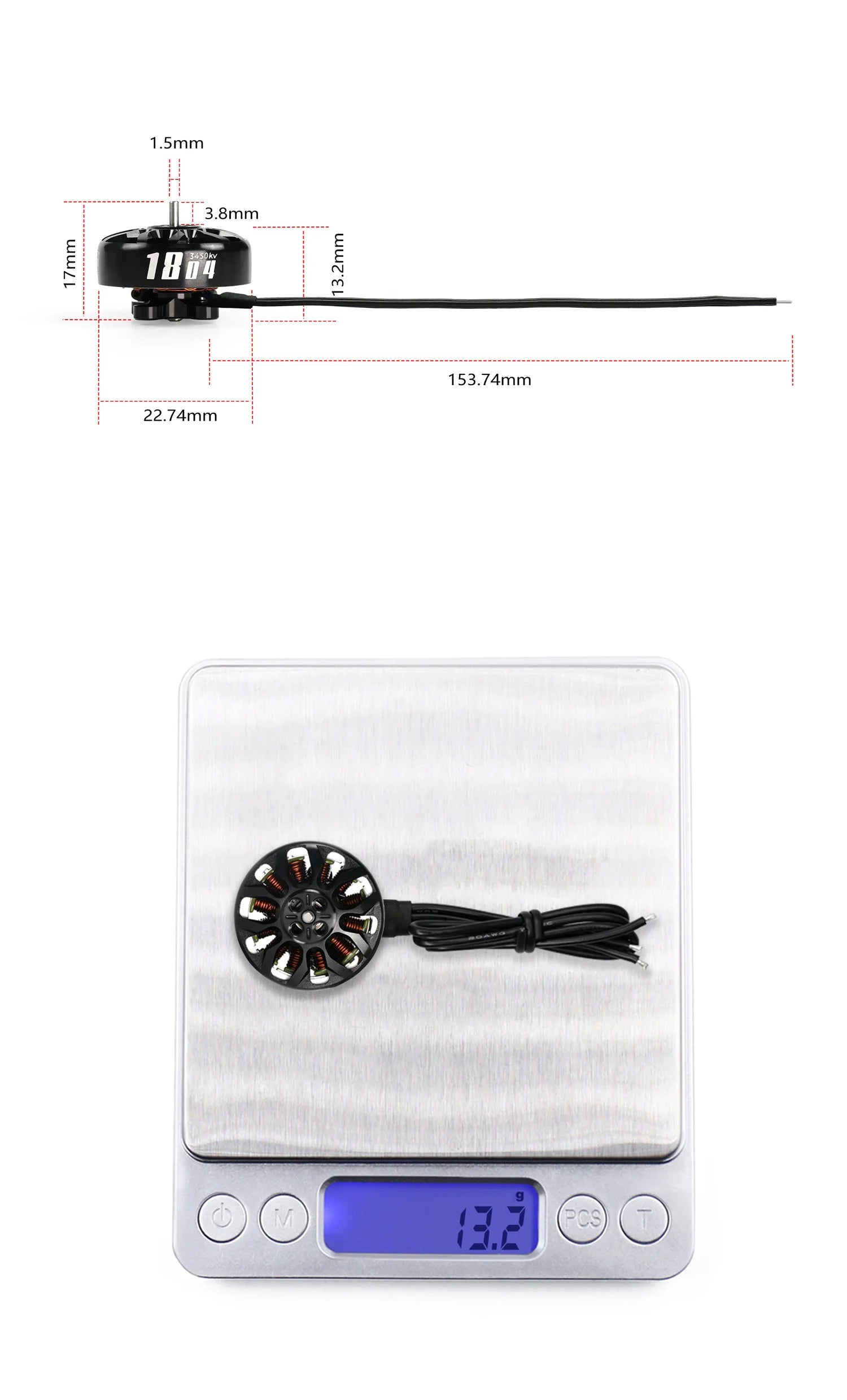 GEPRC SPEEDX2 1804 2450KV 3450KV Motor