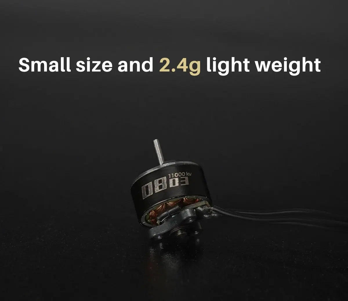 GEPRC SPEEDX2 0803  11000KV Brushless Motor, 2.4g light weight and small size I1C0okv 08@