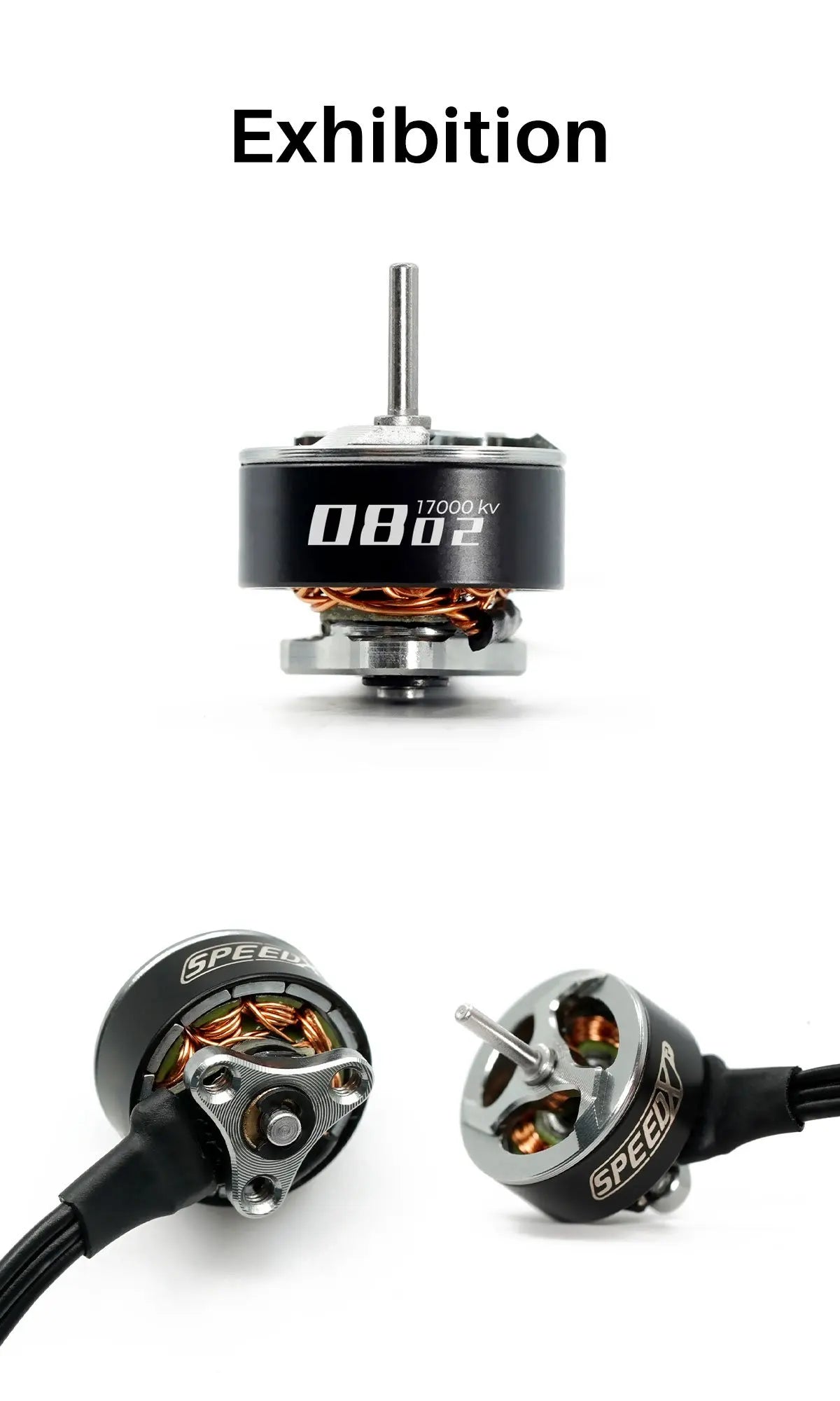 GEPRC SPEEDX2 0803  11000KV Brushless Motor, Exhibition 17000 kv MAiioogr GPEEA 