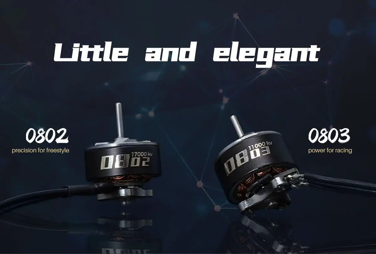GEPRC SPEEDX2 0802  17000KV/22000KV Brushless Motor, mooOkv OE oo3t OE for freestyle power for