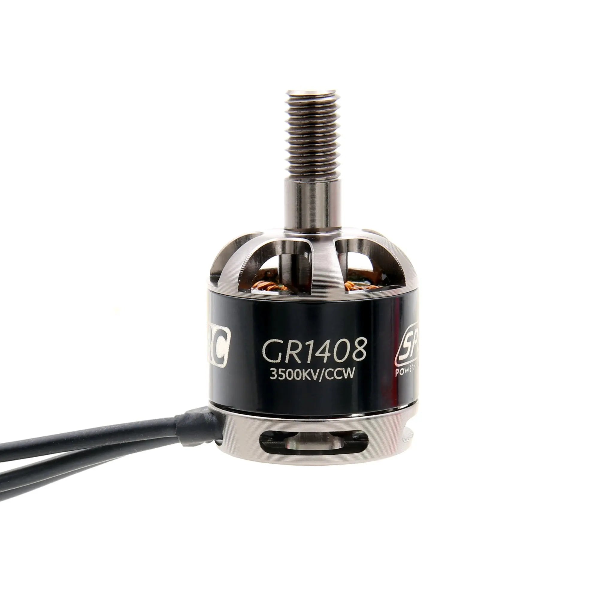 GEPRC GR1408 2500KV Motor, the motor is available in both CCC and CW threaded shaft .
