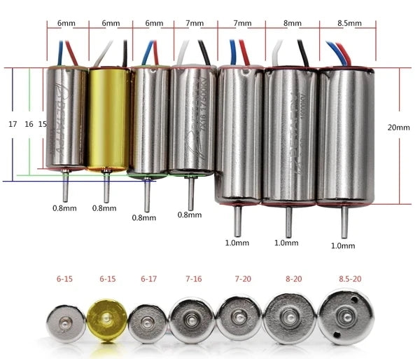 BETAFPV Cetus Motor Accessories 7x16mm 19000KV Brushed Motor