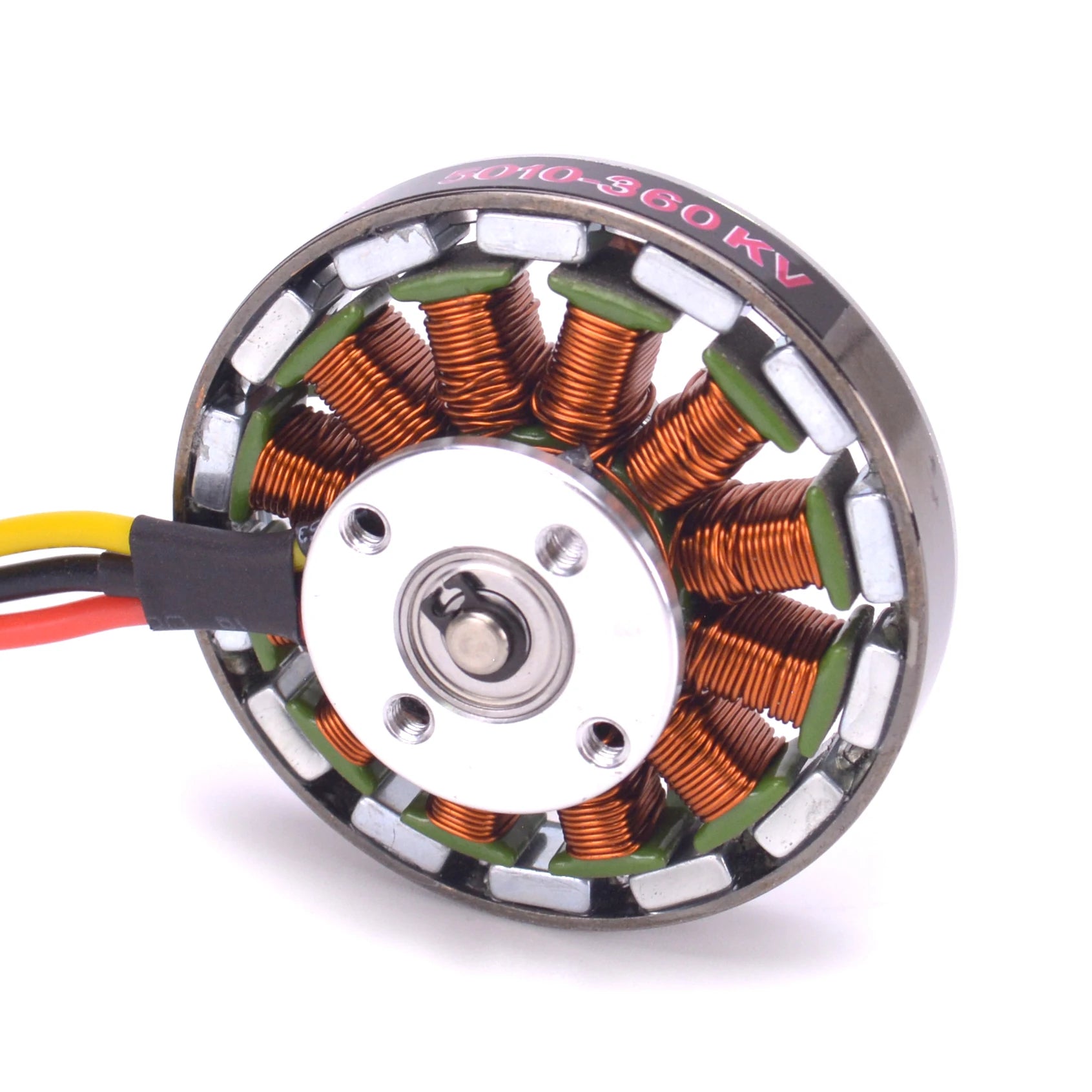 7.High temperature adhesives are used to secure the stator windings .