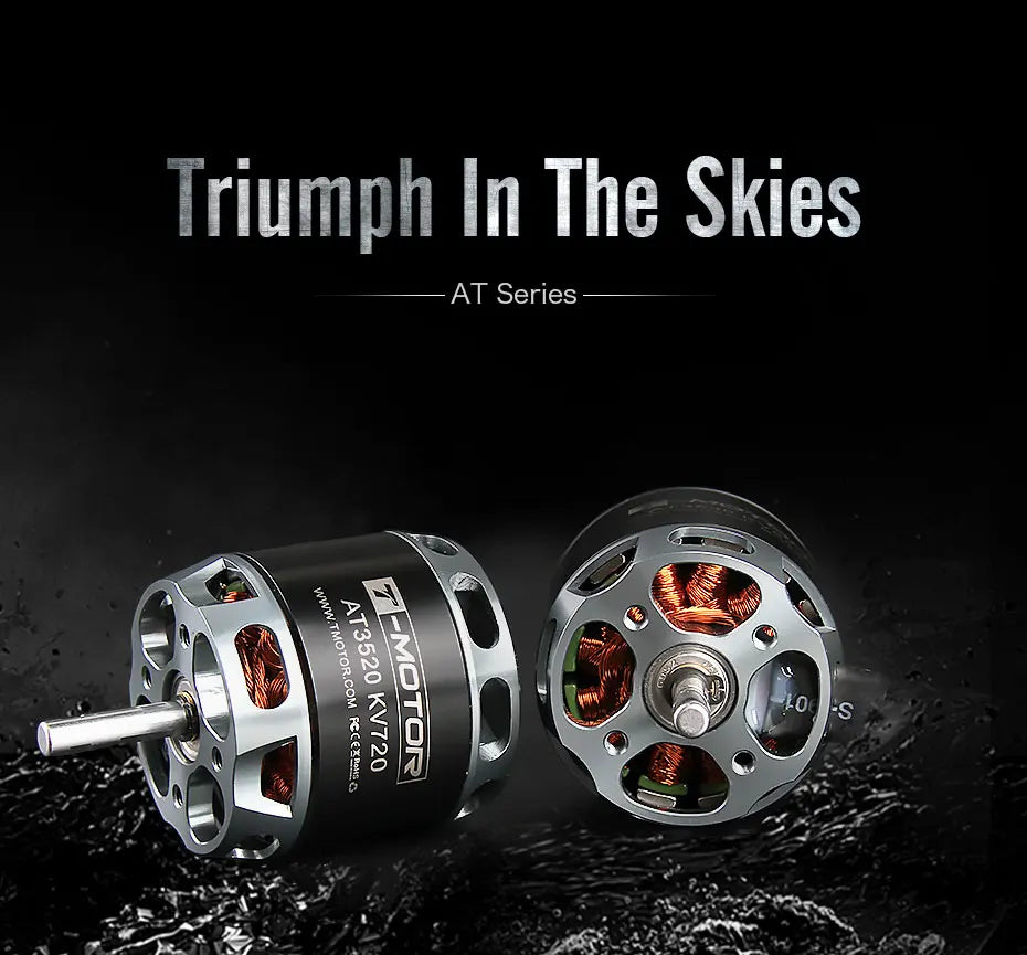 T-MOTOR AT3520 long shaft brushless motor for long range drones fixed 