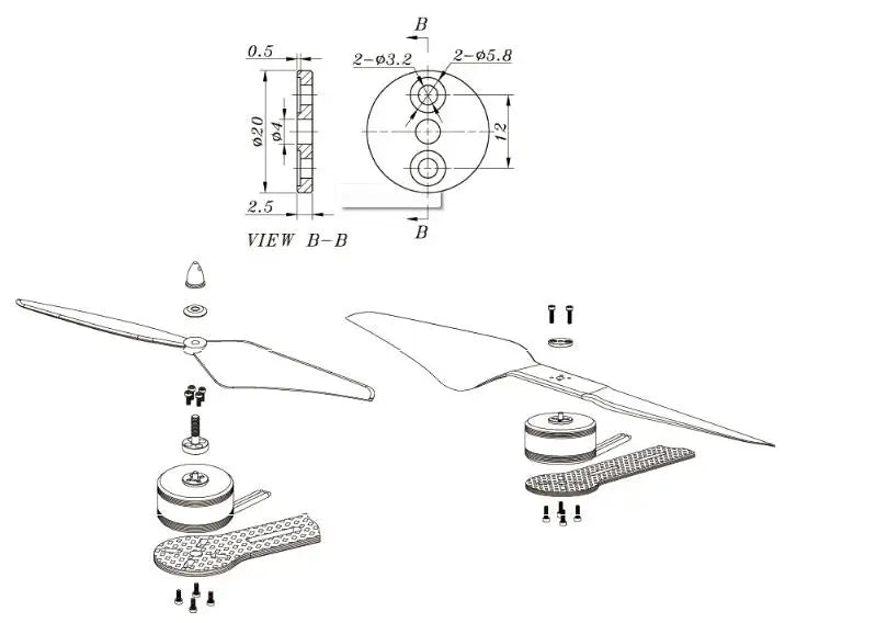 SUNNYSKY X3515S 400KV Brushless Motor SPECIF