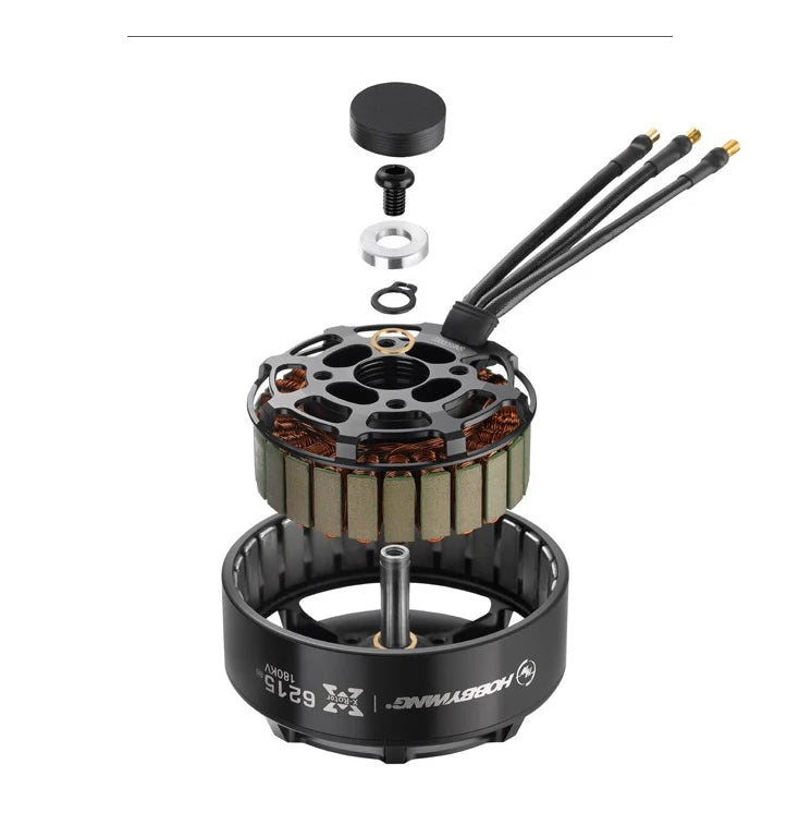 Hobbywing Combo XRotor PRO 6215 Motor - 180KV 2388 Propeller 80A HV FOC V4 ESC RTF CCW/CW Prop Power System for Agricultural Drones 15 Hobbywing Combo XRotor PRO 6215 Motor, Hobbywing Combo XRotor PRO 6215 180KV 2388